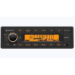 VDO Continental TR7412UB-OR European Style 12v Radio Orange Display Bluetooth｜olg