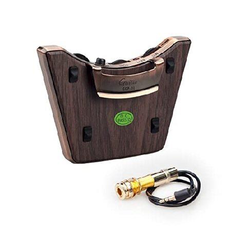 【並行輸入品】 ギターピックアップ Guitto - ギターサウンドホールダブルピックアップ クラシ...