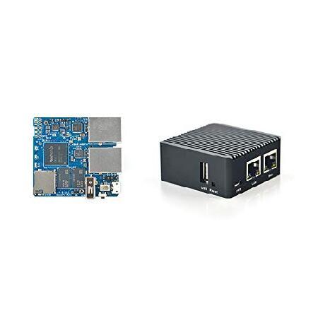 【並行輸入品】 NanoPi R2S オープンソース ミニルーター デュアルGbps イーサネットポ...