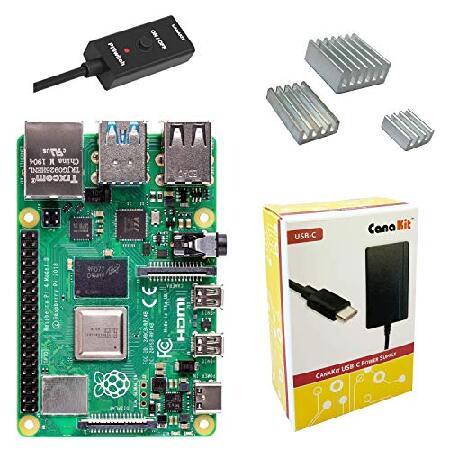 【並行輸入品】 CanaKit (カナキット) Raspberry Pi 4 シングルボードコンピュ...