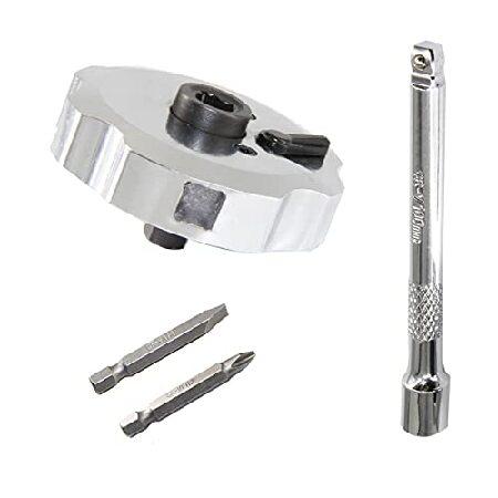 【並行輸入品】 Macwork 2 in 1 サムホイール ラチェット＆ぐらつきソケット 延長セット...