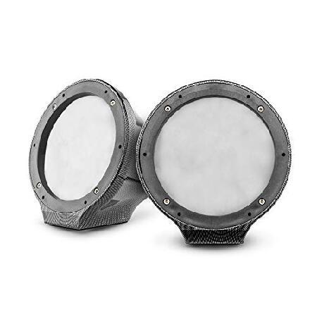 【並行輸入品】 DS18 CF-JS6 カーボンファイバー フラットマウントスピーカー POD ユニ...