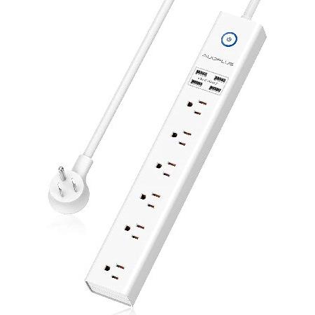 【並行輸入品】 Power Strip 10Ft - Surge Protector with US...