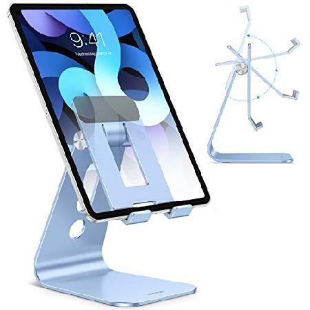 【並行輸入品】 OMOTON 長い腕のタブレット スタンドホルダー アルミ スタンド 卓上角度調整可...
