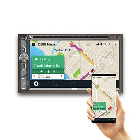 DS18 DDX6.9ML 6.9&quot; Touchscreen Mechless Double-Din...