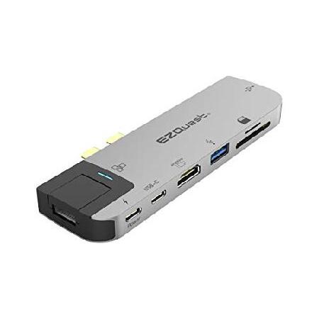 EZQuest 8-Port USB-C Multimedia Hub Adapter with P...