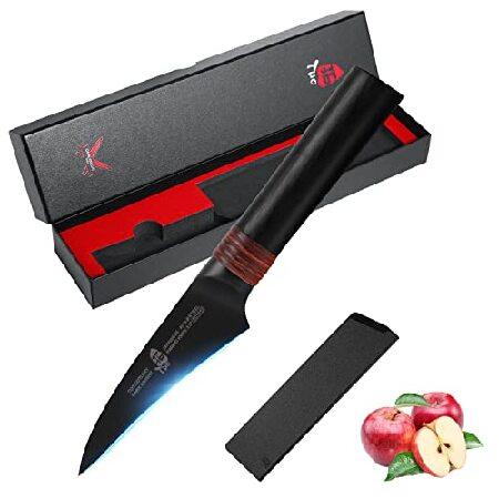 TUO バードビーク 果物ナイフ 2.5インチ - プロフェッショナルシャープピーリングナイフ シャ...