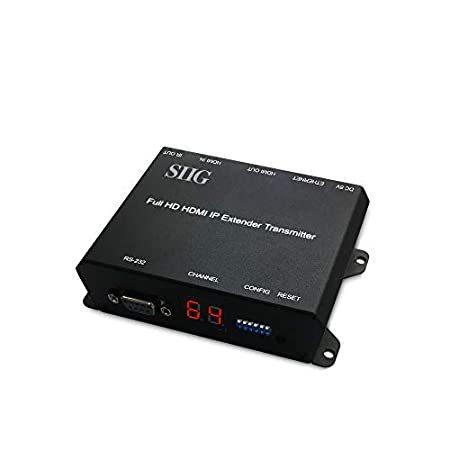 【並行輸入品】 SIIG 1080p HDMI Extender Over IP with IR, ...