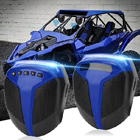 【並行輸入品】 OPL5 1Pair ATV UTV Speaker System with LED...