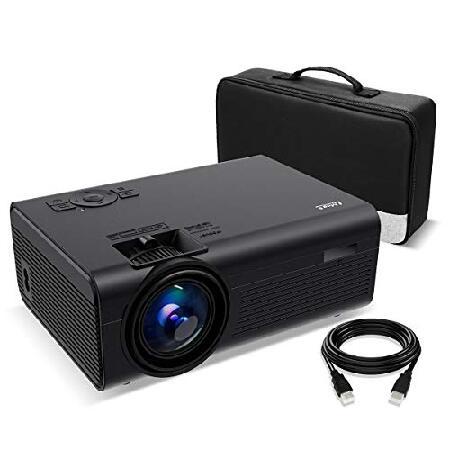 Living Enrichment Mini Projector, Built-in Dual Sp...