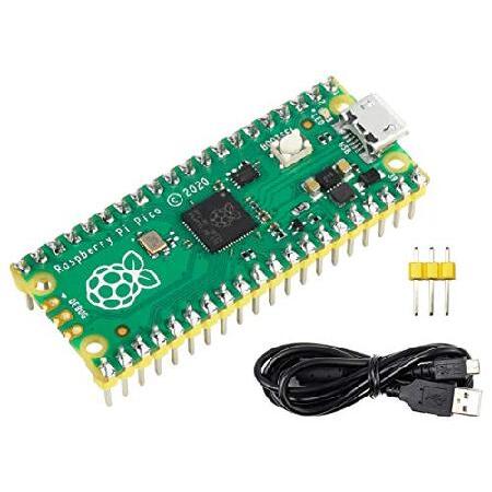 【並行輸入品】 ラズベリーパイRP2040チップ、デュアルコアARM Cortex M0+プロセッサ...