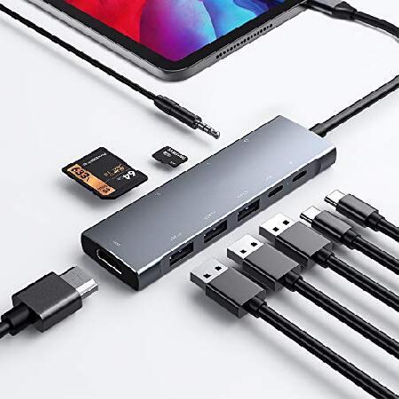 USB C HUB iPad Pro 12.9インチ 2020 iPad Air 4 iPad Pr...