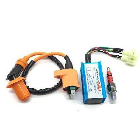 【並行輸入品】 VRWEARE 高性能オートバイレーシング 6ピン CDI イグニッションコイル ス...