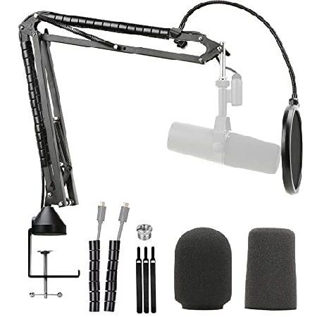 SM7B Boom Arm with Pop Filter - Upgraded Heavy Dut...