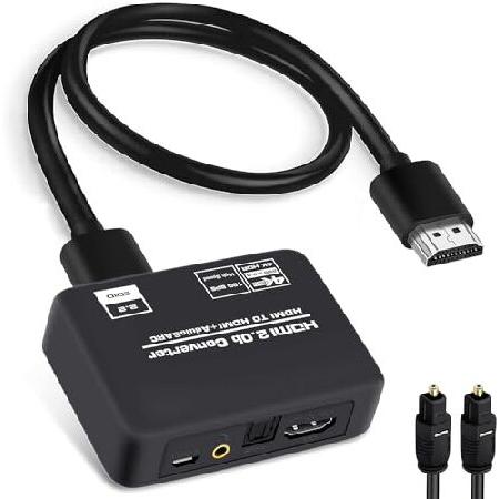 【並行輸入品】 avedio links HDMI 音声分離器 4K 60Hz HDMIオーディオ分...