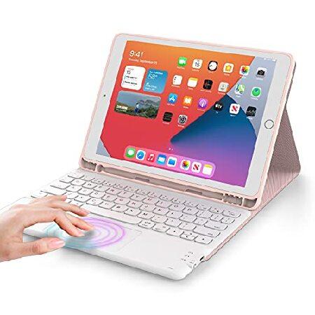 CHESONA iPad 9th Generation Case with Keyboard, Sm...
