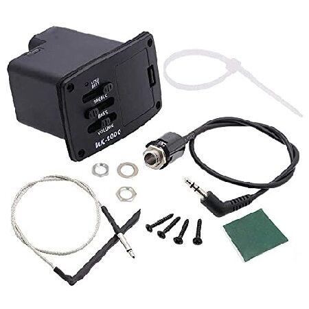 【並行輸入品】 Jiayouy UK-2000 2バンド EQ イコライザー ウクレレ ピエゾ ピッ...