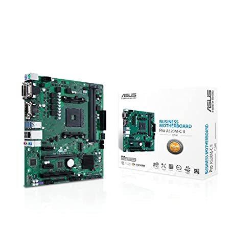 【並行輸入品】 ASUS Pro A520M-C II/CSM AMD AM4 (3rd Gen R...