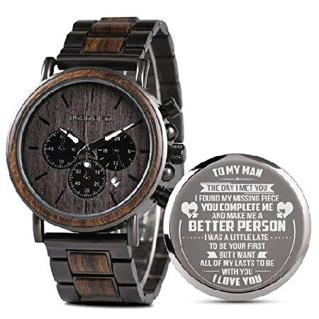 【並行輸入品】 2win Engraved Wooden Watch for Boyfriend M...
