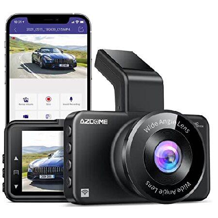 AZDOME M17 WiFi Dash Cam with APP 1080P FHD DVR Ca...