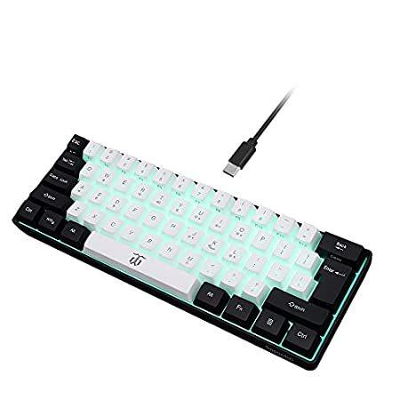 【並行輸入品】 Snpurdiri 60% Wired Gaming Keyboard, RGB B...