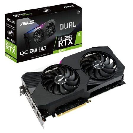 ASUS デュアルNVIDIA GeForce RTX 3060 Ti V2 OCエディション ゲー...