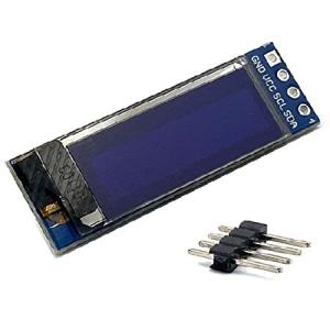 【並行輸入品】 Kiro＆Seeu 0.9インチ 128x32 I2C IIC シリアル OLED LCD ディスプレイ スクリーン DIY モジュール 4ピン DC 3.3V 5V 12832 SSD1306 低消費電力