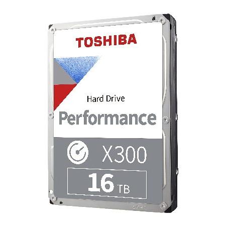 Toshiba X300 16TB パフォーマンス ＆ ゲーム 3.5インチ 内蔵ハードドライブ -...
