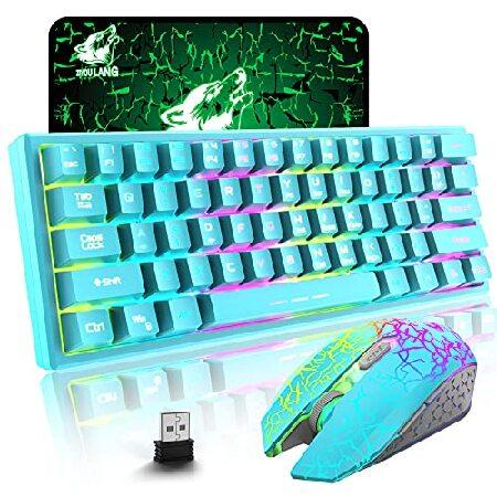 ZIYOU LANG T61 Wireless Gaming Keyboard and Mouse ...