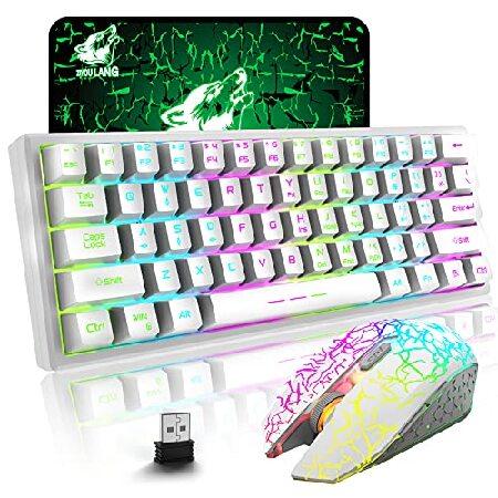 ZIYOU LANG T61 Wireless Gaming Keyboard and Mouse ...