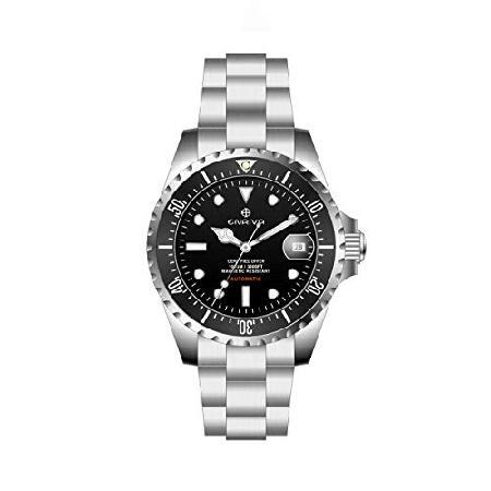 【並行輸入品】 ENRIVA メンズ 自動巻き プロダイブ メンズウォッチ 回転セラミックベゼル ダ...