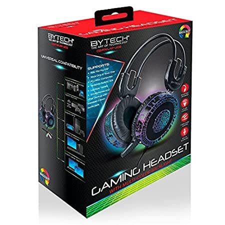 【並行輸入品】 BYTECH BYGAOH102BK BYTECH ゲーム用ヘッドセット バックライ...