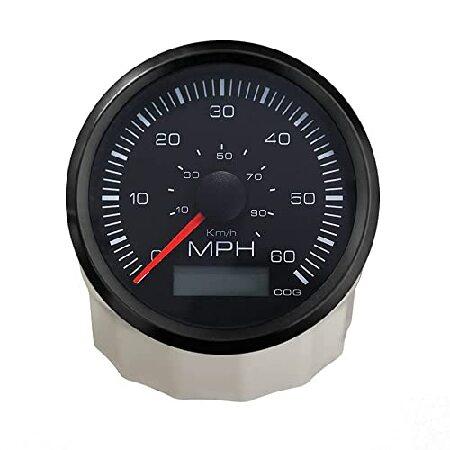 【並行輸入品】 ELING 3 3/8" 85mm MPH GPS Speedometer Gaug...