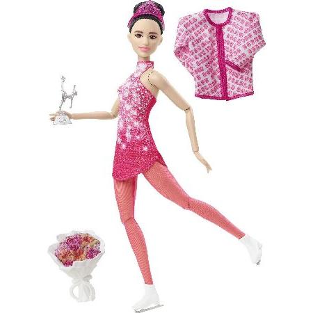 Barbie Winter Sports Ice Skater Brunette Doll (12 ...