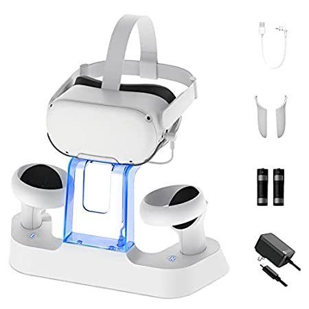【並行輸入品】 NexiGo アップグレード充電ドック LEDライト付き Oculus Quest ...