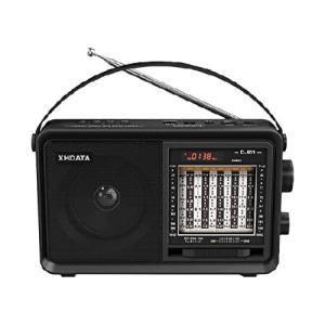 XHDATA D-901 Shortwave Radio AM/FM/SW Analog DSP Radio Transistor Radio with Good Reception Battery Operated Or AC Power USB/TF MP3 Player(並行輸入品)