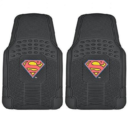 【並行輸入品】 Superman Superhero Car Floor Mats, Officia...