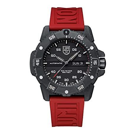 【並行輸入品】 Luminox Master カーボンシール 自動スイス製 レッドラバーウォッチ X...