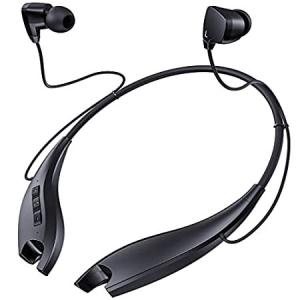 Neckband Bluetooth Headphones Around The Neck Bluetooth Headset with 24H of（並行輸入品）