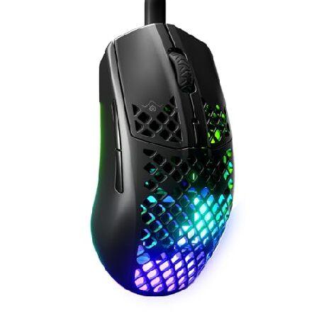 【並行輸入品】 SteelSeries Aerox 3 - Holey RGBゲーミングマウス - ...
