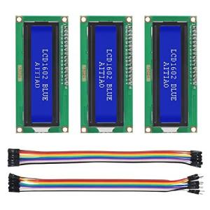 【並行輸入品】 AITIAO 3 Pack 1602 LCD Display Module IC I2C TWI 16x2 Characters Serial Interface Adapter LCD Module for Raspberry Pi DIY Project IoT