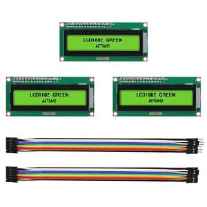【並行輸入品】 AITIAO 3 Pack 1602 LCD Display Module IC I2C TWI 16x2 Characters Serial Interface Adapter LCD Module for Raspberry Pi DIY Project IoT
