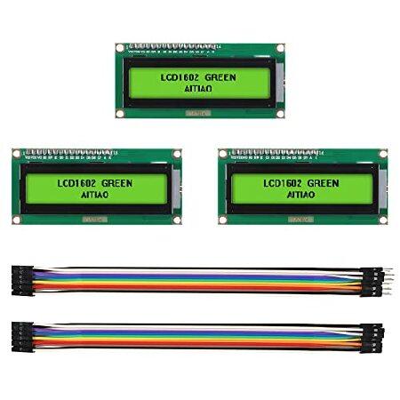 【並行輸入品】 AITIAO 3 Pack 1602 LCD Display Module IC I...