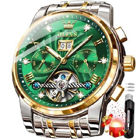 【並行輸入品】 OLEVS Automatic Watches for Mens Luxury Dr...