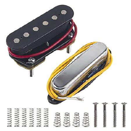 【並行輸入品】 Yootones シングルコイルピックアップセット セラミックマグネットネックとブリ...