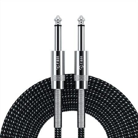 FIBBR 6.35mm to 6.35mm Stereo Audio Cable 10FT/3M,...