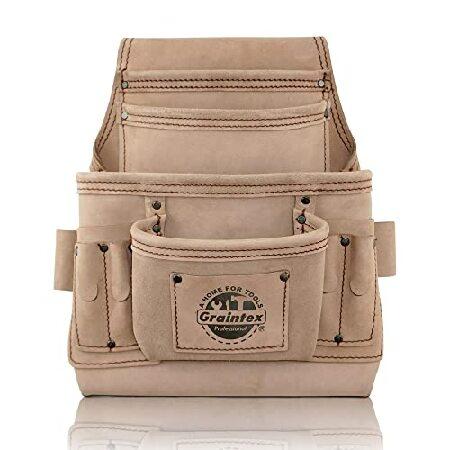 【並行輸入品】 Graintex ST2010 10ポケット ネイル＆ツールポーチ トップグレインレ...