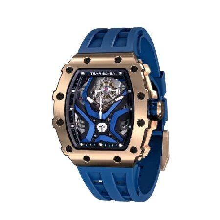 【並行輸入品】 TSAR BOMBA Men's Automatic Watch Tonneau L...