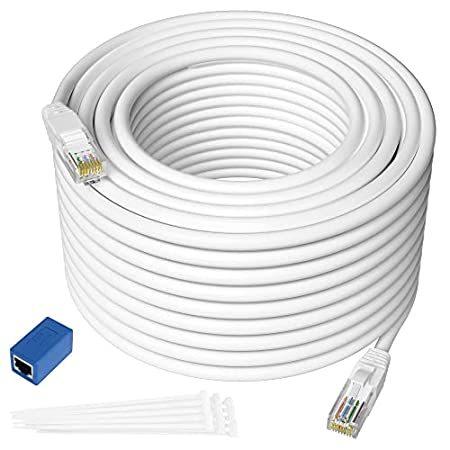 【並行輸入品】 Cat6 イーサネットケーブル 300フィート スナッグレス Cat 6 (25フィ...