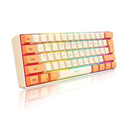 【並行輸入品】 Snpurdiri 60% Wired Gaming Keyboard, RGB B...